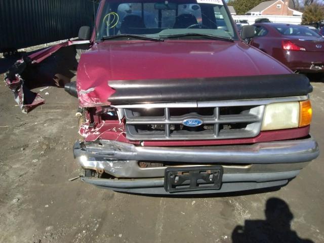 1FTCR10A1RTA53125 - 1994 FORD RANGER RED photo 7