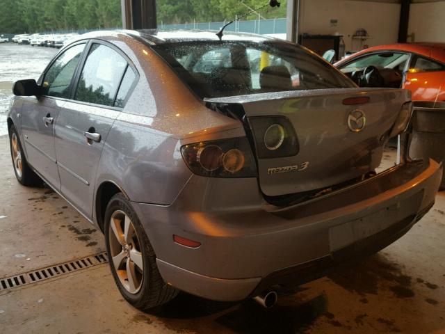 JM1BK123751262812 - 2005 MAZDA 3 S GRAY photo 3