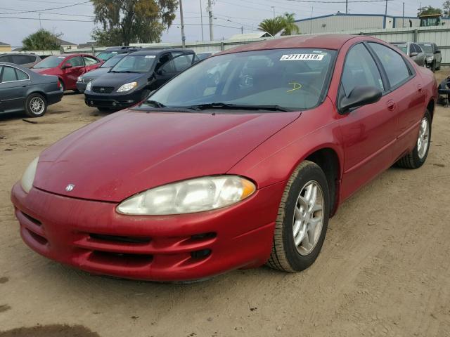2B3HD46R44H670674 - 2004 DODGE INTREPID S წითელი ფოტო 2