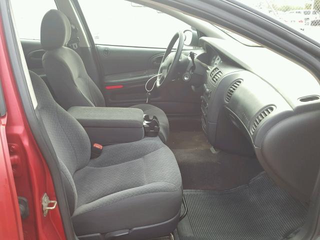 2B3HD46R44H670674 - 2004 DODGE INTREPID S წითელი ფოტო 5