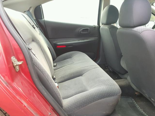 2B3HD46R44H670674 - 2004 DODGE INTREPID S წითელი ფოტო 6