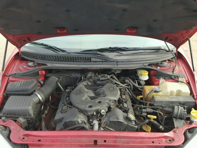 2B3HD46R44H670674 - 2004 DODGE INTREPID S წითელი ფოტო 7