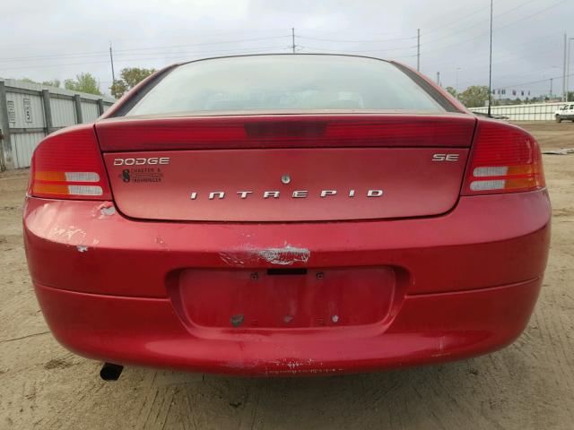 2B3HD46R44H670674 - 2004 DODGE INTREPID S RED photo 9