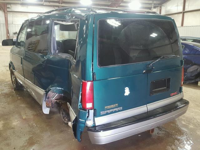 1GKDM19X02B515054 - 2002 GMC SAFARI XT GREEN photo 3