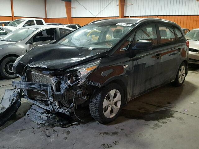 KNAHT8A34E7024654 - 2014 KIA RONDO BLACK photo 2