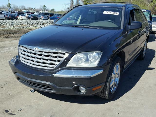 2C8GF784X5R502524 - 2005 CHRYSLER PACIFICA L შავი ფოტო 2