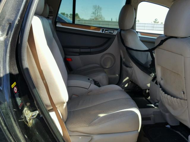 2C8GF784X5R502524 - 2005 CHRYSLER PACIFICA L შავი ფოტო 6