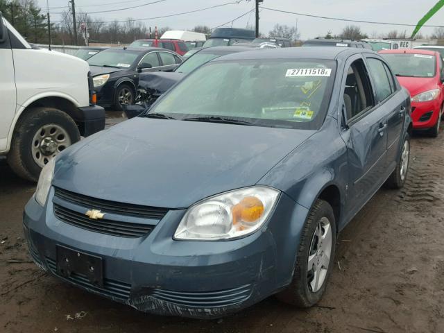 1G1AK55F877412170 - 2007 CHEVROLET COBALT LS BLUE photo 2