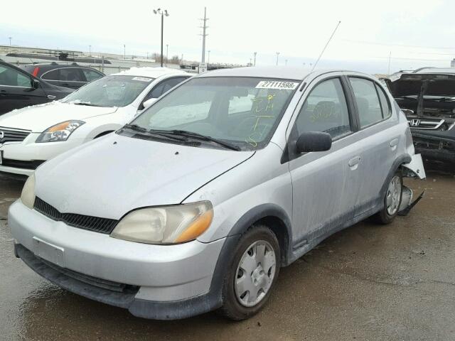 JTDBT123X20242357 - 2002 TOYOTA ECHO SILVER photo 2