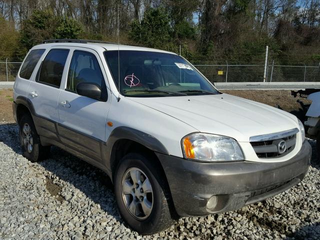 4F2YU09101KM24674 - 2001 MAZDA TRIBUTE LX WHITE photo 1