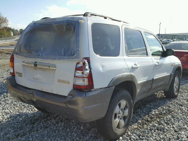 4F2YU09101KM24674 - 2001 MAZDA TRIBUTE LX WHITE photo 4