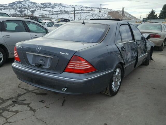 WDBNG83J56A462690 - 2006 MERCEDES-BENZ S 430 4MAT GRAY photo 4