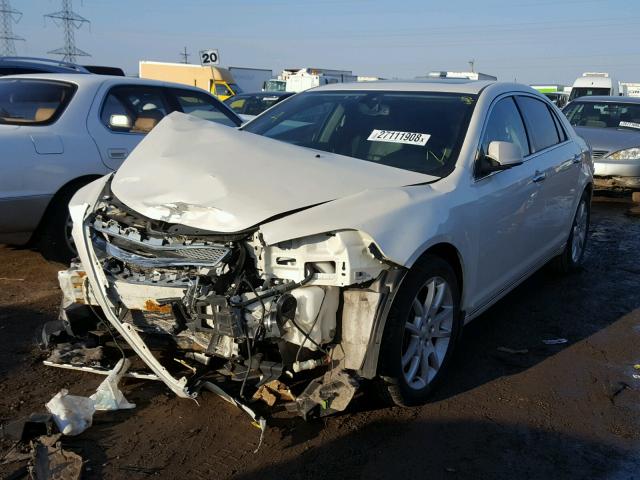 1G1ZG5E77CF198107 - 2012 CHEVROLET MALIBU LTZ Ақ фото 2