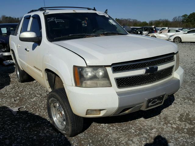 3GNFK12337G317950 - 2007 CHEVROLET AVALANCHE WHITE photo 1