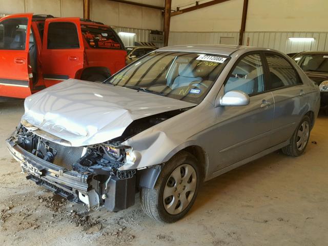 KNAFE121575407362 - 2007 KIA SPECTRA EX SILVER photo 2