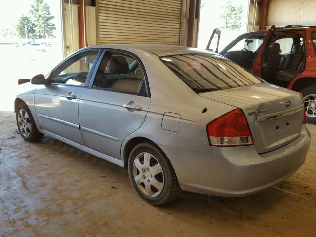 KNAFE121575407362 - 2007 KIA SPECTRA EX SILVER photo 3