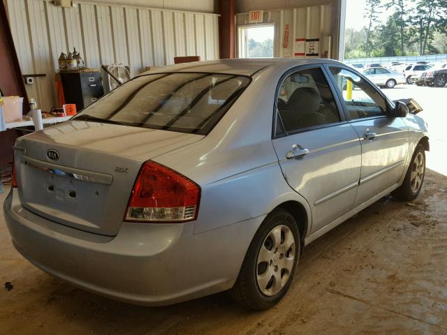 KNAFE121575407362 - 2007 KIA SPECTRA EX SILVER photo 4