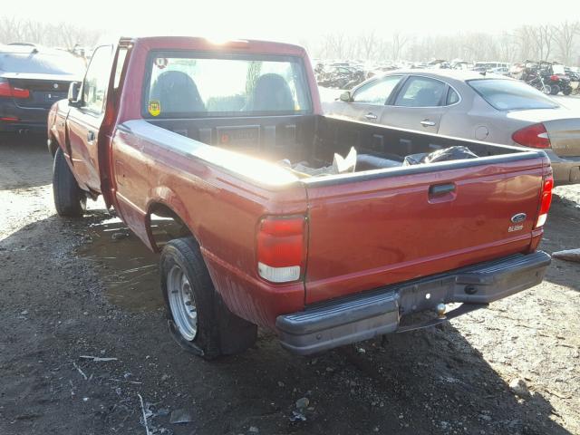 1FTYR10C7YPB28151 - 2000 FORD RANGER RED photo 3