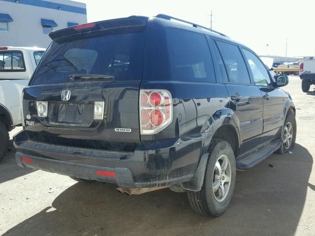 2HKYF18486H531974 - 2006 HONDA PILOT EX BLACK photo 4