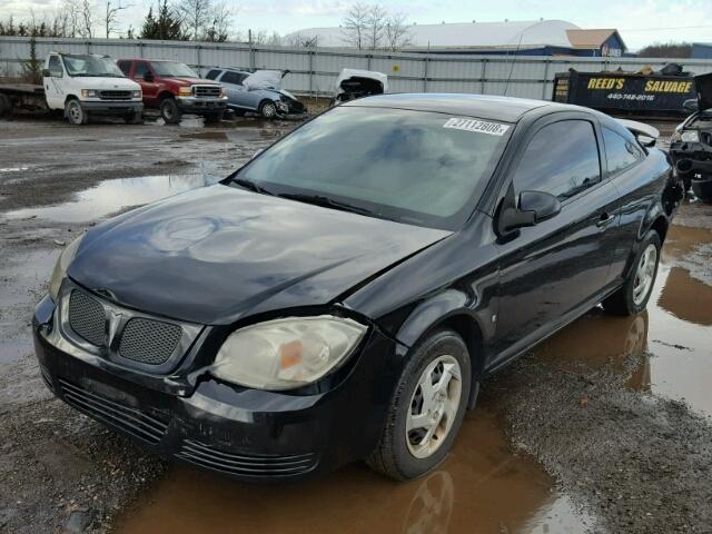 1G2AL15F977263205 - 2007 PONTIAC G5 BLACK photo 2