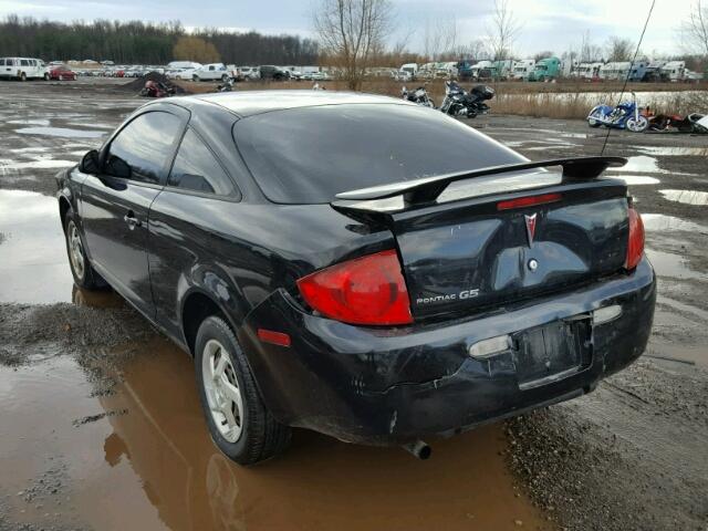 1G2AL15F977263205 - 2007 PONTIAC G5 BLACK photo 3