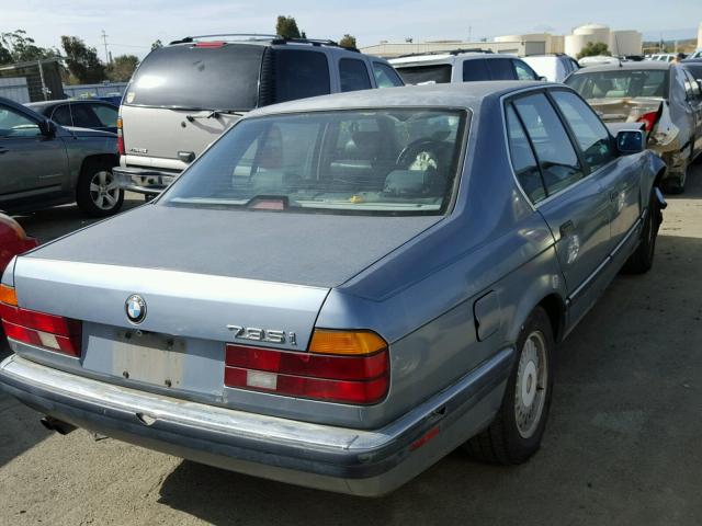 WBAGB4318KDB61633 - 1989 BMW 735 I AUTO BLUE photo 4