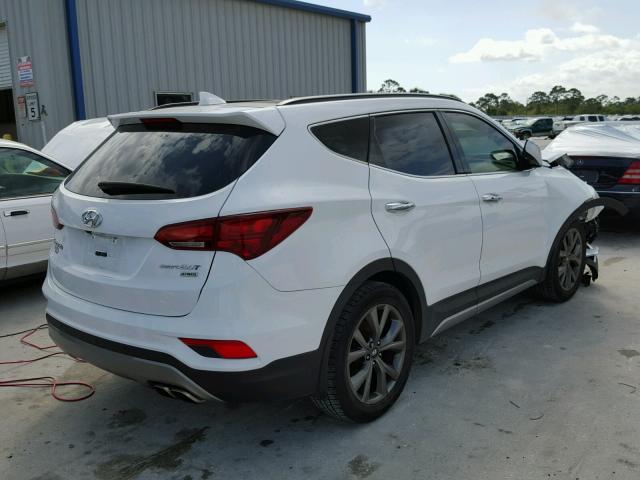 5XYZW4LA1HG466575 - 2017 HYUNDAI SANTA FE S WHITE photo 4