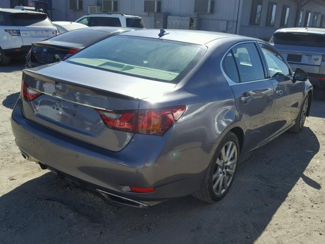 JTHCE1BL2D5017448 - 2013 LEXUS GS 350 GRAY photo 4