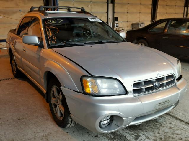 4S4BT61C637103510 - 2003 SUBARU BAJA SILVER photo 1