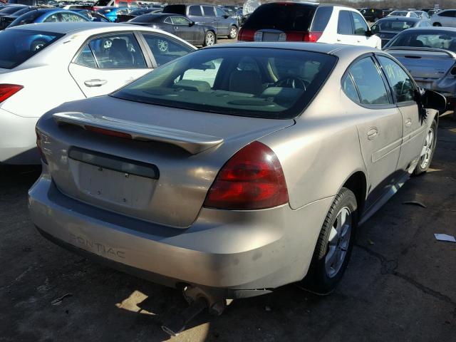 2G2WP552761187347 - 2006 PONTIAC GRAND PRIX TAN photo 4