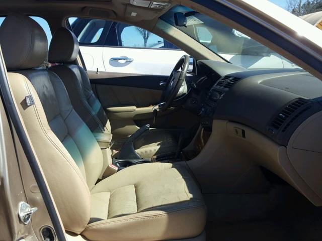 1HGCM56874A038385 - 2004 HONDA ACCORD EX GOLD photo 5