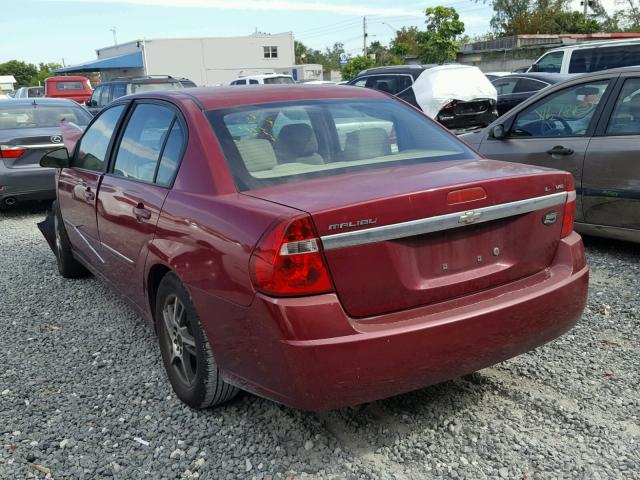 1G1ZT51836F263601 - 2006 CHEVROLET MALIBU LT RED photo 3