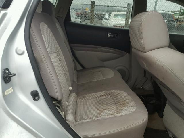 JN8AS58V18W139014 - 2008 NISSAN ROGUE S SILVER photo 6