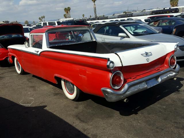 0000000C9RF165450 - 1959 FORD RANCHERO TWO TONE photo 3