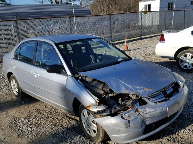 2HGES16513H579901 - 2003 HONDA CIVIC LX SILVER photo 1