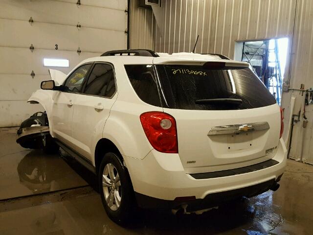 2GNFLEE39D6363824 - 2013 CHEVROLET EQUINOX LT WHITE photo 3