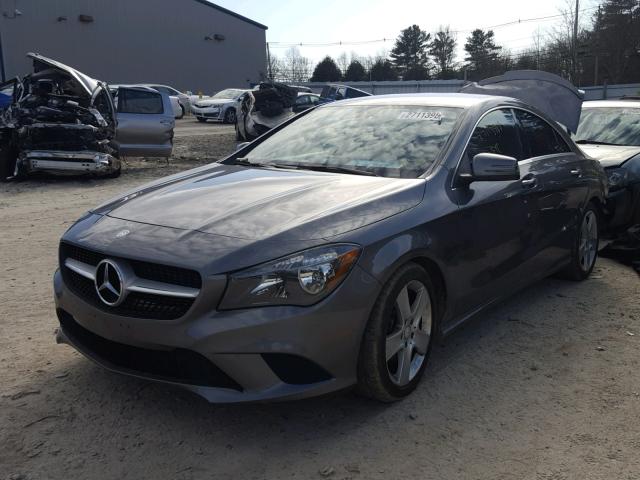 WDDSJ4GB6FN176959 - 2015 MERCEDES-BENZ CLA 250 4M GRAY photo 2