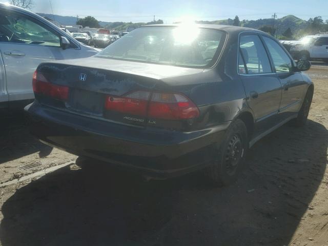 1HGCG6558YA151059 - 2000 HONDA ACCORD LX BLACK photo 4