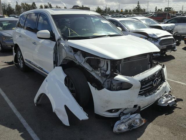 5N1AL0MN6EC552718 - 2014 INFINITI QX60 WHITE photo 1