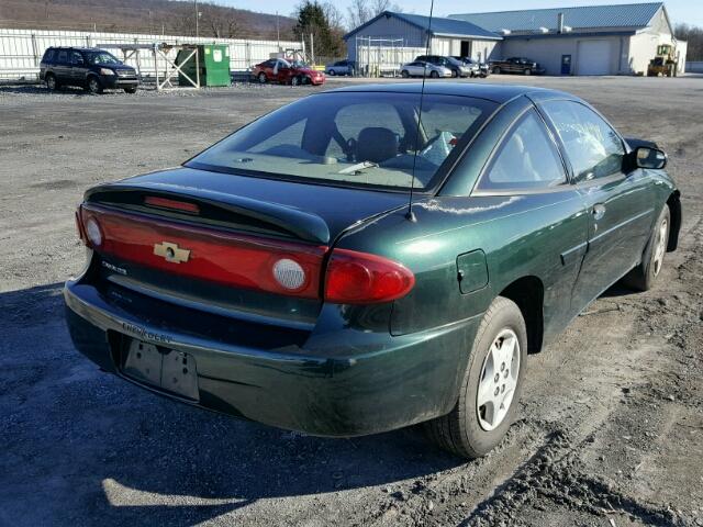 1G1JC12F447173965 - 2004 CHEVROLET CAVALIER GREEN photo 4