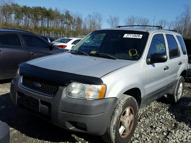 1FMYU03143KC88489 - 2003 FORD ESCAPE XLT SILVER photo 2