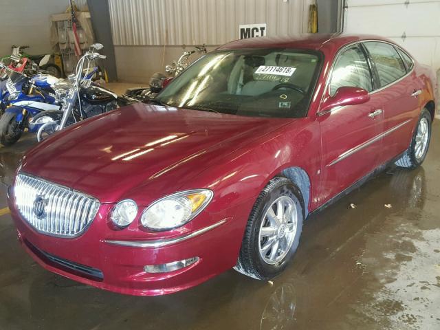 2G4WC582181171033 - 2008 BUICK LACROSSE C RED photo 2