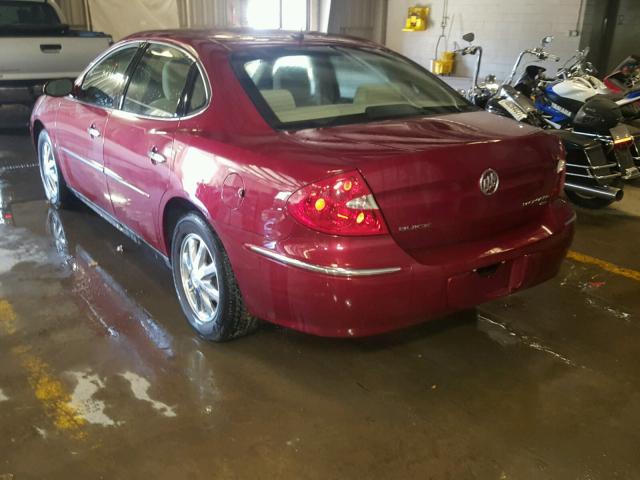 2G4WC582181171033 - 2008 BUICK LACROSSE C RED photo 3