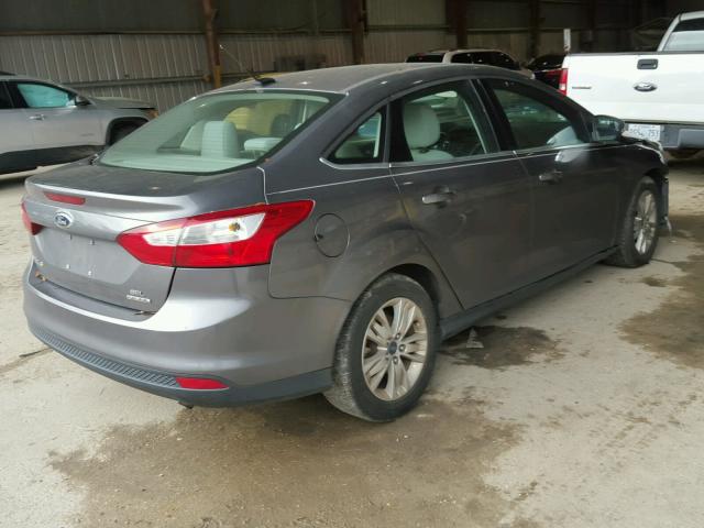 1FAHP3H28CL386682 - 2012 FORD FOCUS SEL BLACK photo 4