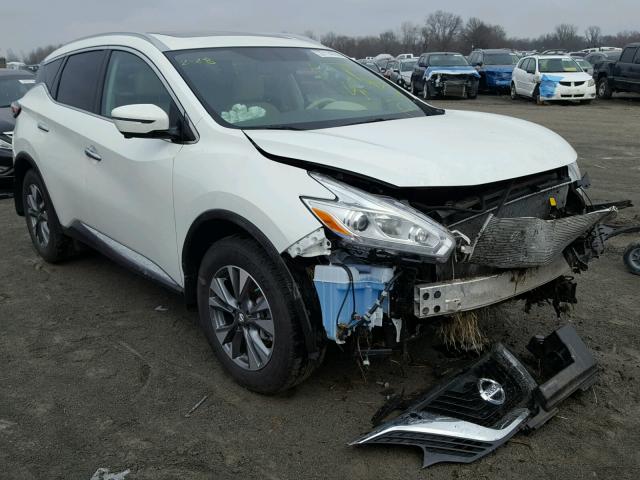 5N1AZ2MH8HN186838 - 2017 NISSAN MURANO S WHITE photo 1