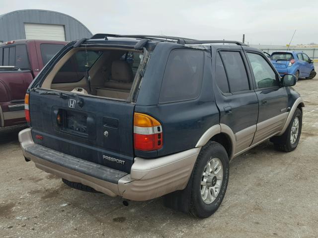 4S6DM58W214412543 - 2001 HONDA PASSPORT E 绿色 照片 4