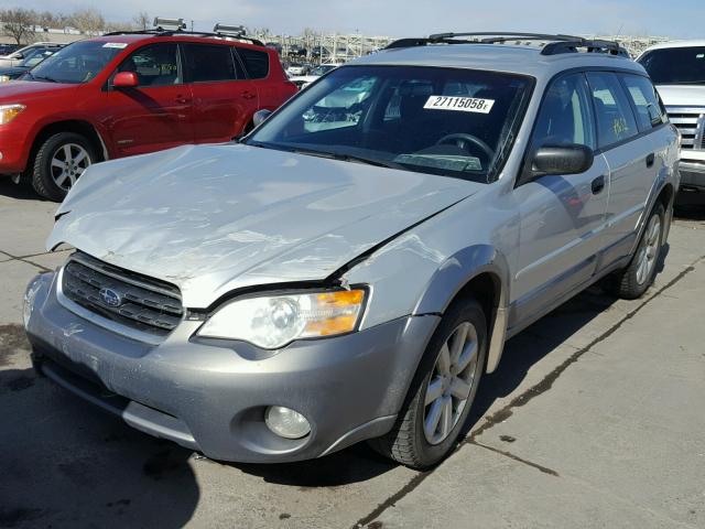 4S4BP61C767318063 - 2006 SUBARU LEGACY OUT SILVER photo 2