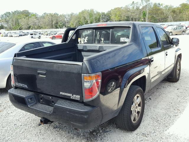 2HJYK16578H512640 - 2008 HONDA RIDGELINE BLACK photo 4