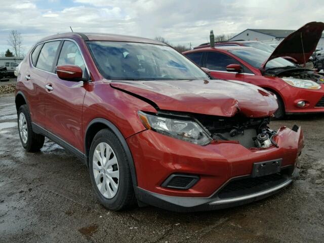 KNMAT2MV5FP580830 - 2015 NISSAN ROGUE S RED photo 1