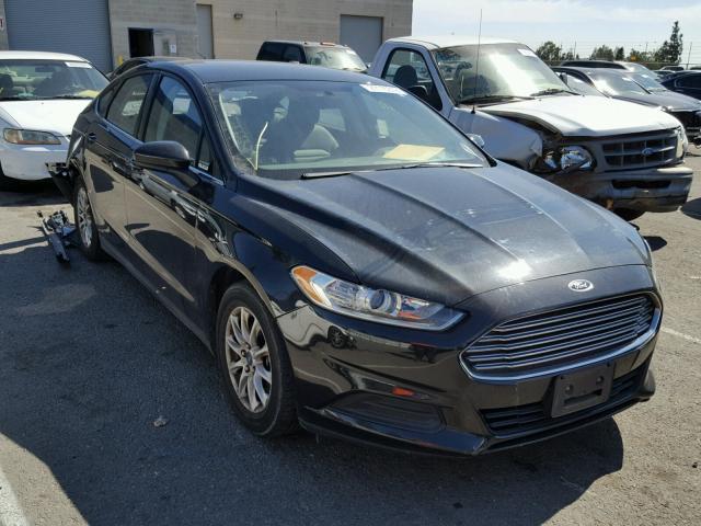 3FA6P0G77FR195084 - 2015 FORD FUSION S CHARCOAL photo 1